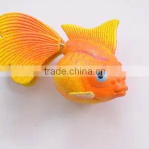 4 Inch Handmade Goldfish Shaped Tourist Souvenir Fridge Magnet thumbnail-2