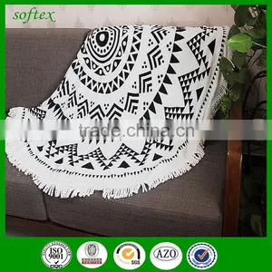 Direct Buy China Hot Selling 100 Cotton Round Beach Towel thumbnail-4