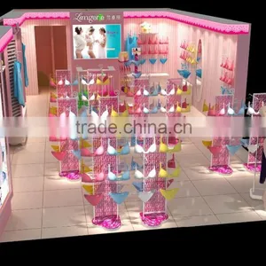 Clothing Store Display Furniture Garment Showcase Brand Underwear Shop Kiosk Display Showcase Design thumbnail-4