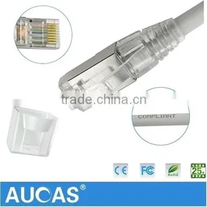 Made in China RJ45 Shielded Cat5e Cable 24AWG Strain Copper Network Patch Cord Cables thumbnail-2