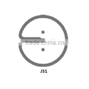 High Quality RFID 915mhz Uhf Impinj Monza 5 Chip J51 and ISO 18000-6C EPC Class1 Gen2 RFID Tag Dry Inlay thumbnail-1