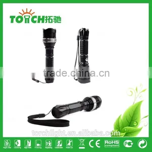 High Power Flashlight Recargable 3 Modes XPE LED Flashlight Emergency Zoomable Flashlight 1*18650/3*AAA Battery for Camping thumbnail-3