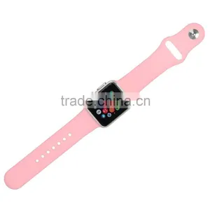 Soft Silicone Replacement Sport Band for Apple Watch, For Apple Watch Rubber Wrist Watch Strap thumbnail-6