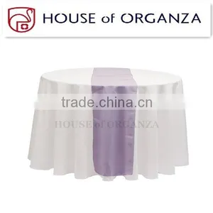 Wedding Decor Supplies Banquet Organza Table Cover Overlay Runners for Wedding Party Table Decoration thumbnail-1