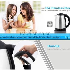 Colorful Painting Stainless Steel Cordless Electric Kettle Water Boiler thumbnail-4