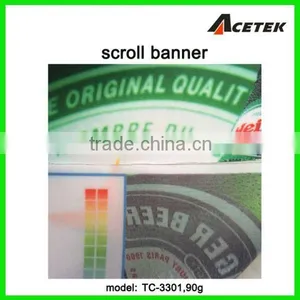 Waterproof Good Stretch Scroll Fabric for Flag thumbnail-1