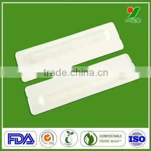 Nontoxic Water-Proof Oil-Resisting Eco-friendly Design Customize Pulp Wheat Straw Tray thumbnail-1