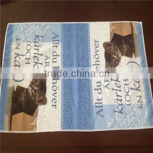 Low Price Promotion Microfiber Printed Tea Towel thumbnail-1