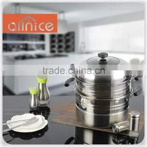 Allnice-wholesale Stainless Steel Double Boiler/ Steamer Set From China thumbnail-1
