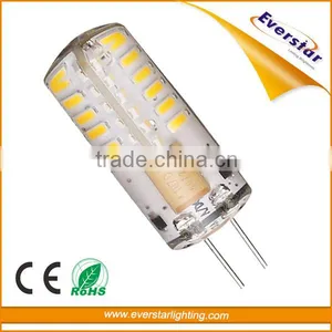 2.5W AC/DC12V,140lm,Lifetime: 40000Hr, Warranty: 2years,CE/RoHSam Angle:180,Silicon LED G4 Light thumbnail-1