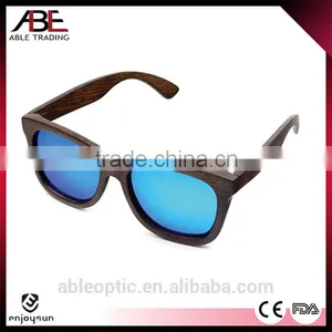 2016 Classic Square UV400 Lens Custom Italy Design Bamboo Wooden Polarized Sunglasses Sun Glass Supplier's Choice thumbnail-1