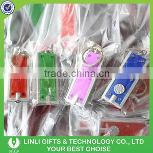 Led Flashlight Plastic Souvenir Keychain thumbnail-3