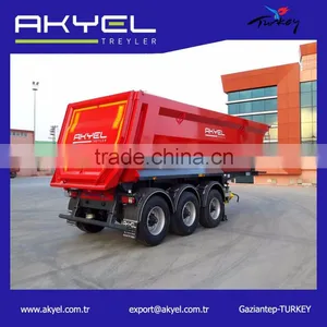 3 Axle 60 Ton Tipper Truck /Semi Trailer on Sales thumbnail-3
