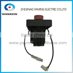 Ignition Momentary Press Push Button Switch YCZ6 Emergency Stop FWD-RE 2 Wires 16 Pin IP55 Protective Cover Waterproof thumbnail-3