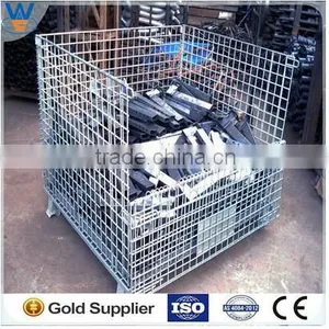 Zinc Plated Steel Welded Wire Mesh Pallet Cage thumbnail-2