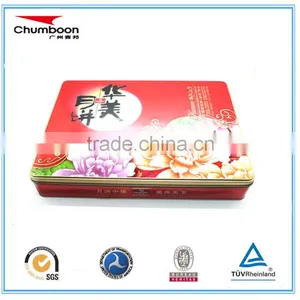 Square Shape Biscuit Tin Box With Window thumbnail-2