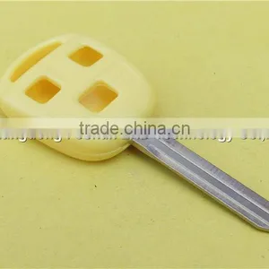 Toyota 3 Buttons Remote Key Fob Case Toy43 Blade in Yellow thumbnail-4