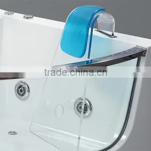 Q322M Mulitfunction Indoor Spa Bathtub With Clear Glass thumbnail-3