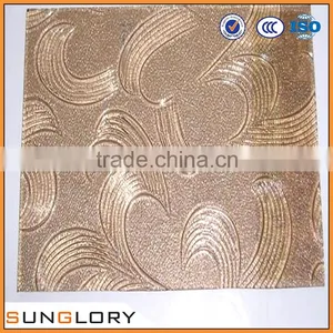 4mm 5mm 5.5mm 6mm Amber Floral Patterned Glass thumbnail-1
