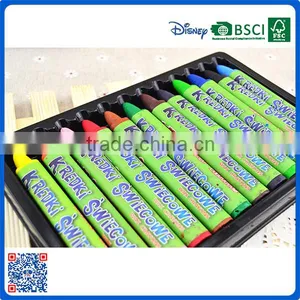 2016 Customization 12 Color Triangle Crayons Set for Kids With Cheap Price thumbnail-3