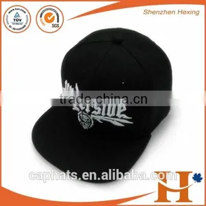 2016 Top Quality Wool Materai Custom Hip Hop Hat Customized Star Hat thumbnail-2