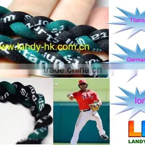 China Cheap Silicone Titanium Pain Relief Sports Necklace thumbnail-2