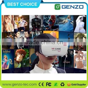 Findbest Enhanced Version VR BOX Virtual Reality Headset 3D Video Movie Game VR Glasses BOX For 4~6 Inch Smartphones thumbnail-4