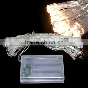 Warm White AA Battery Power Operated 40 LED Fairy Light Christmas Wedding thumbnail-1