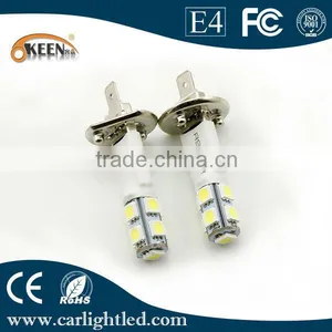 Car LED Fog Light H1 LED Automotive Lighting Bulb 9 SMD 5050 LED Motorcycle Lamp Lights thumbnail-1