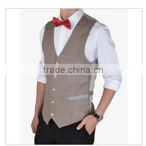 Mens Fashion Leisure Waistcoat Suit thumbnail-1