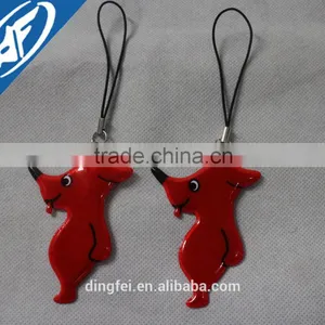 Light PVC Reflective Keychain Animal Shape thumbnail-2
