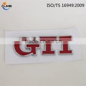 Sales Promotion Chrome Car Logo, Plastic Chrome Lettering, Custom 3D ABS Car Stickers thumbnail-2