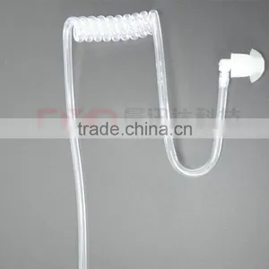 Portable Radio Communications 2 Wired Ear Bud Earphone With Lapel PTT Button thumbnail-3