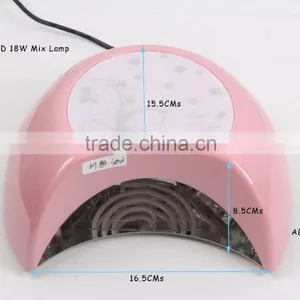 Professional Salon Equipment Pink ABS Housing Mirror Reflector CCFL Nail LED UV Lamp thumbnail-2