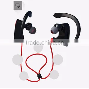 Jogging Sport 4.1 Bluetooth Headset Wireless Earphone With Built in Mic Binaural Headset Hanging Earphone thumbnail-5