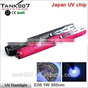TANK007 Led uv Penlight Forensics UV Pen Torch Medical Blacklight 365nm 1W Mini Pencil Flashlight thumbnail-6