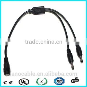 5.5x2.1mm 1 Female to 2 Male DC Power Splitter Cable For Strip thumbnail-3