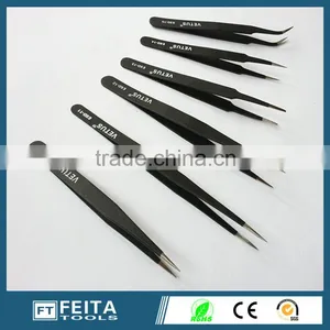 ESD Series Stainless Steel Tweezers/Manufacture High Temperature Resistance ESD Tweezer thumbnail-1