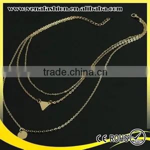 Gold Teenage Jewelry Fashion Alloy Necklaces Jewelries thumbnail-3