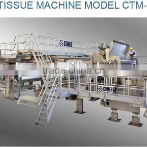 China Highest Speed 1500m/min Crescent Former Tissue Paper Machine/Toilet Paper Machine thumbnail-2