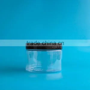 Wholesale 350 ml Plastic Pet Cosmetic Jars With Screw Cap thumbnail-2