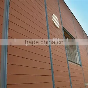 Natural Wood Veneer Facade Panels Modular Prefabricated Buildings Concrete Facade Cladding thumbnail-2