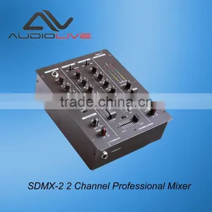SDMX-2 Hot Sales 2 Channel USB MP3 dj Mixer thumbnail-1