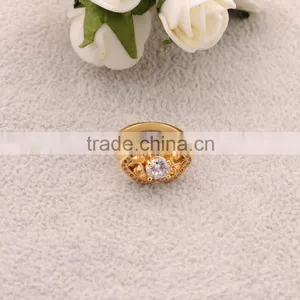 >>>2016 YIWU T&J Women Fashion Korean Style Rings Gold Plated Mouth Rhinestone Crystal Rings for Lady/ thumbnail-4
