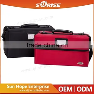 2015 Fashionable Red Nylon Carry Makeup Case thumbnail-2