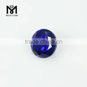 Loose Top Quality Synthetic Ruby 34# Sapphire Blue Corundum Gemstone thumbnail-4