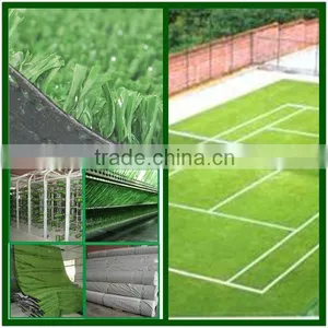 Fireproof Tennis Fields Runner Rug thumbnail-1