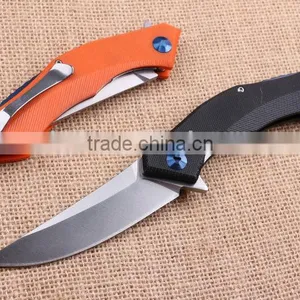 OEM 440 Stainless Steel Blade Material Survival Knife With G10 Handle thumbnail-1