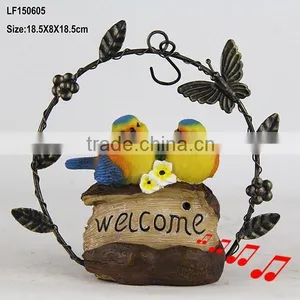 Metal Birds Garden Decor Led Light thumbnail-5