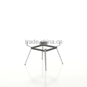 Modern Tempered Round Glass Conference Table Meeting Table thumbnail-3